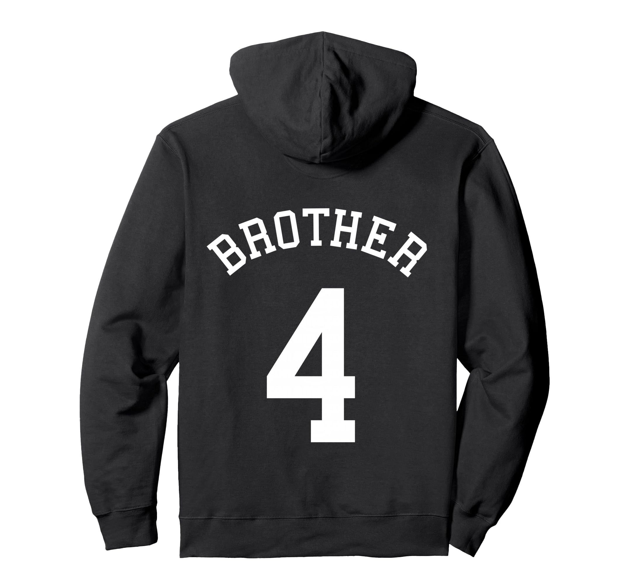 Brother No 4 Hockey Bro Football Hoodie - Novelty Apparel Men Women - T-Shirt, Sweatshirt, Hoodie