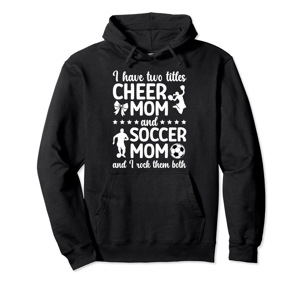Cheer And Soccer Mom Soccer Player And Hoodie - Minimalist Print Unisex - T-Shirt, Sweatshirt, Hoodie