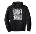Cheer And Soccer Mom Soccer Player And Hoodie - Minimalist Print Unisex - T-Shirt, Sweatshirt, Hoodie