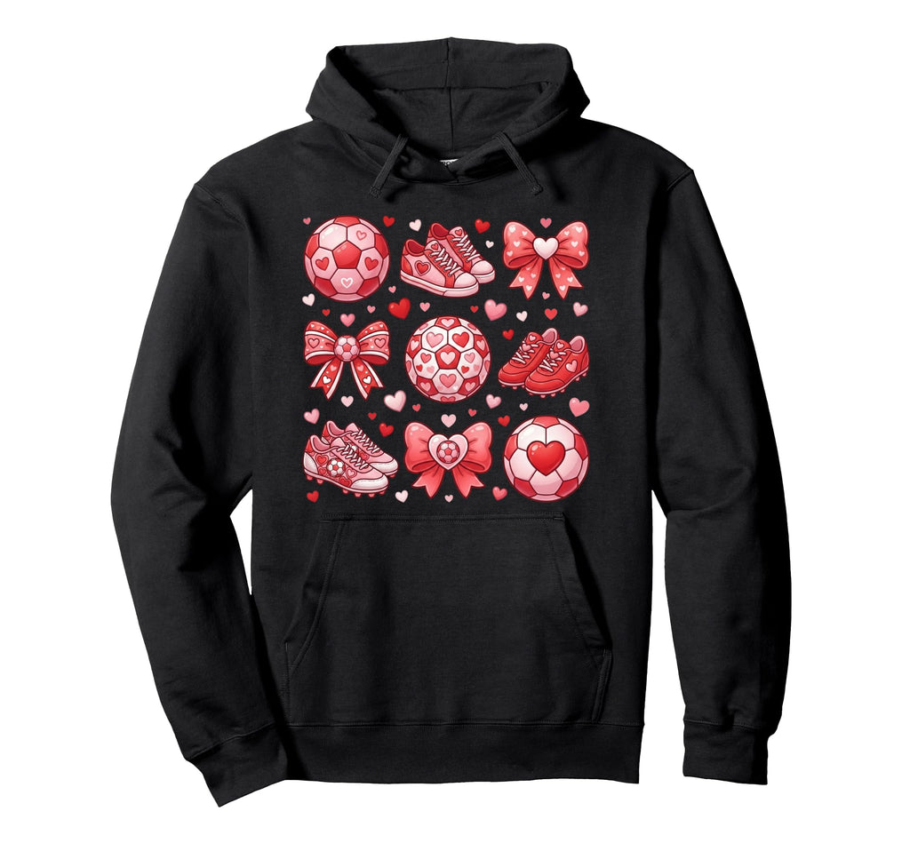 Soccer Soccer Lover Soccer Player Coquette Hoodie - Unique Graphic Unisex - T-Shirt, Sweatshirt, Hoodie