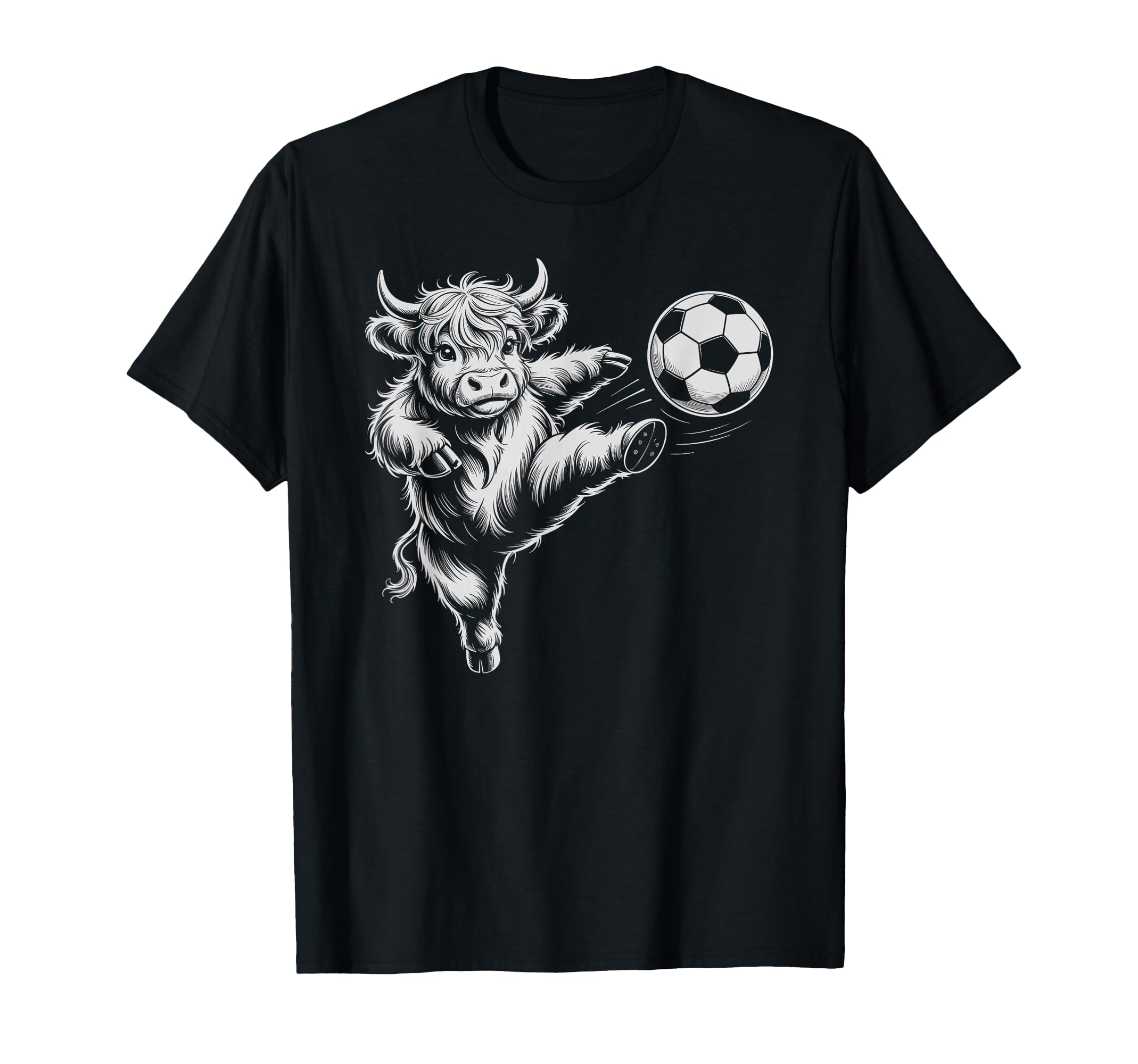 Funny Soccer Heifer Just Who Loves T-Shirt - Minimalist Print for Adults - T-Shirt, Sweatshirt, Hoodie