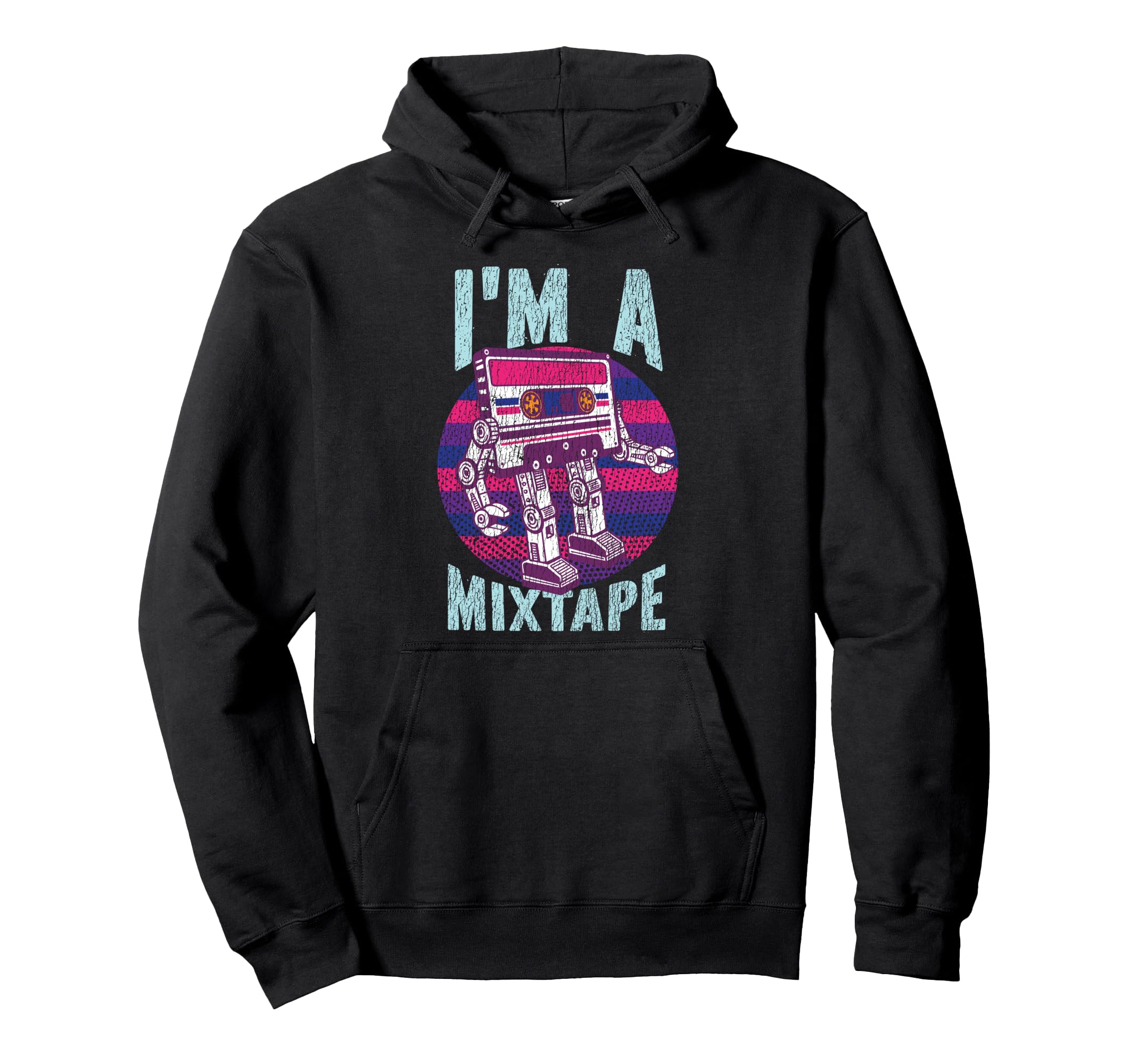Bisexual Bi Pride Flag Tape Cassette Im Hoodie - Trendy Graphic Unisex - T-Shirt, Sweatshirt, Hoodie