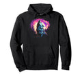 Wolf Howling Moon Comic Book Womens Hoodie - Trendy Graphic for Adults - T-Shirt, Sweatshirt, Hoodie