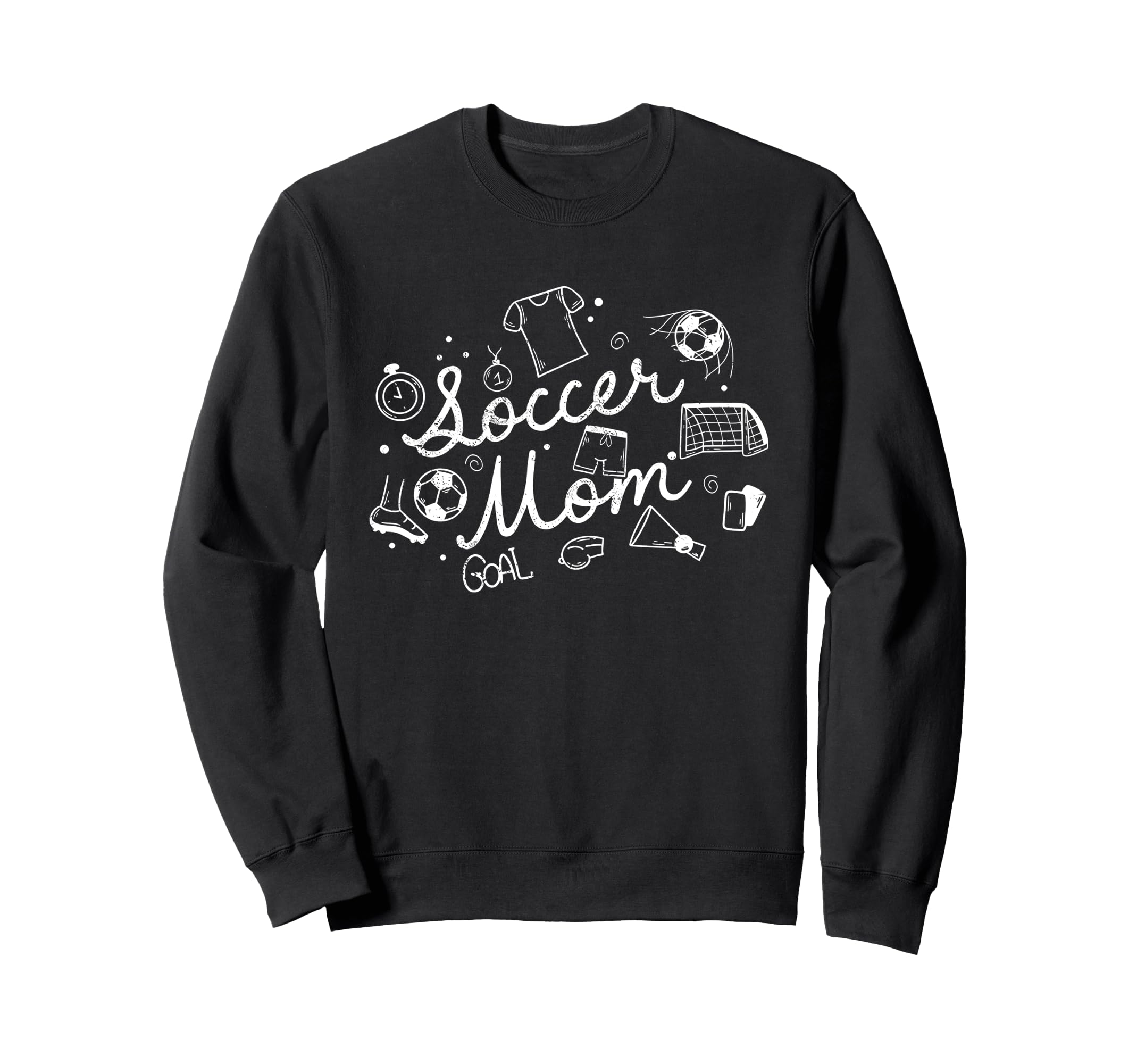 Soccer Mom Script Doodles Sweatshirt - Trendy Graphic Men Women - T-Shirt, Sweatshirt, Hoodie