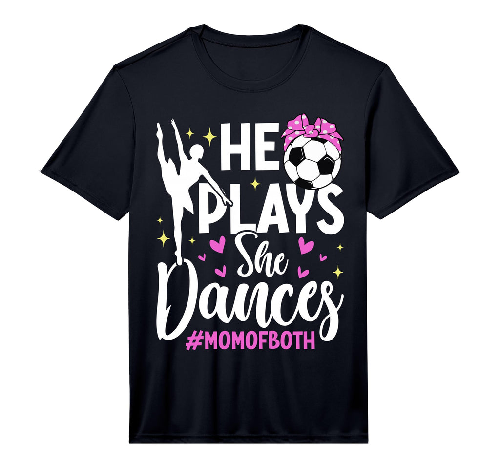 Mens He Plays She Dances Soccer T-Shirt - Streetwear Style Men Women - T-Shirt, Sweatshirt, Hoodie