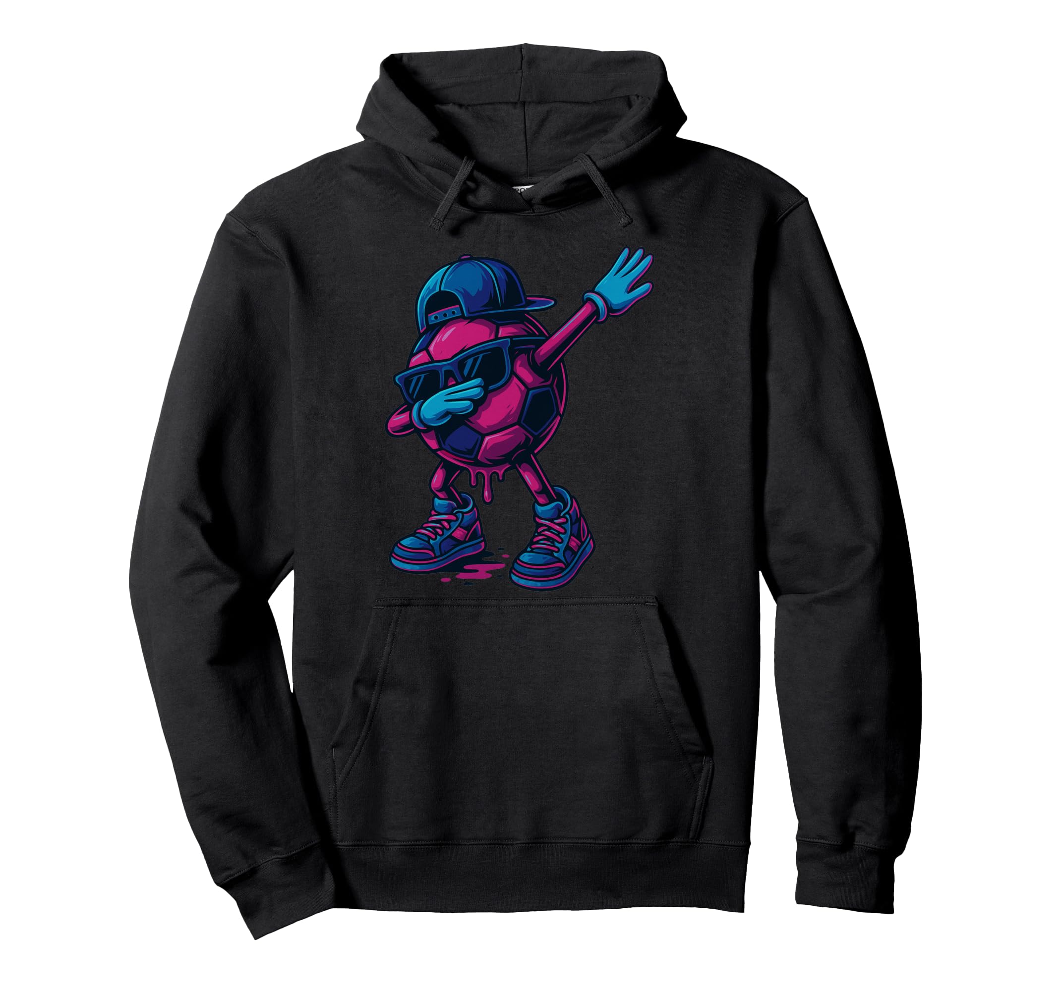 Football Drip Ice Cream Funny Hoodie - Casual Everyday Wear Men Women - T-Shirt, Sweatshirt, Hoodie