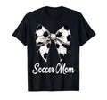 Soccer Mom Coquette Bow Soccer Lovers T-Shirt - Graphic Print Unisex - T-Shirt, Sweatshirt, Hoodie