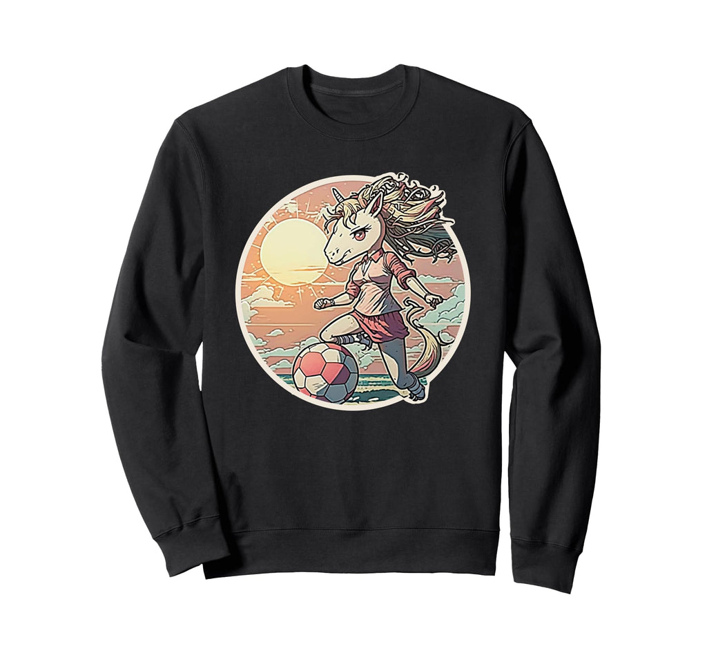 Soccer Anime Manga Unicorn Soccer Sweatshirt - Streetwear Style Men Women - T-Shirt, Sweatshirt, Hoodie
