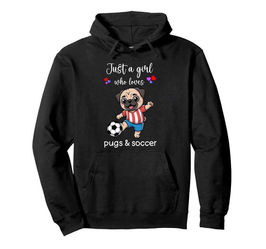 Pug Soccer Pug Soccer Hoodie - Trendy Graphic Men Women - T-Shirt, Sweatshirt, Hoodie