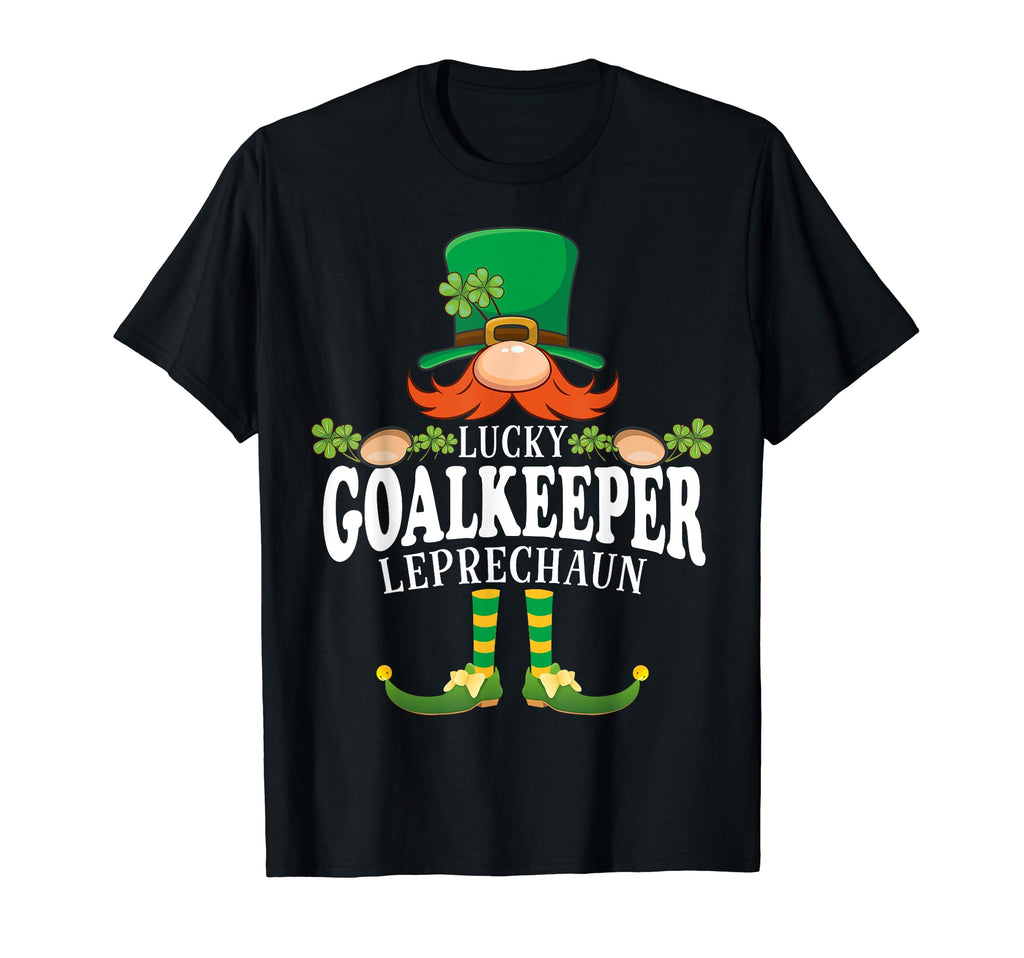 Lucky Goalkeeper Leprechaun Funny St T-Shirt - Novelty Apparel Men Women - T-Shirt, Sweatshirt, Hoodie