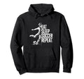 Eat Sleep Soccer Repeat Hoodie - Graphic Print Men Women - T-Shirt, Sweatshirt, Hoodie