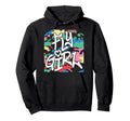 Fly 80S 90S Old School Camo B Hip Hop Hoodie - Unique Graphic Unisex - T-Shirt, Sweatshirt, Hoodie