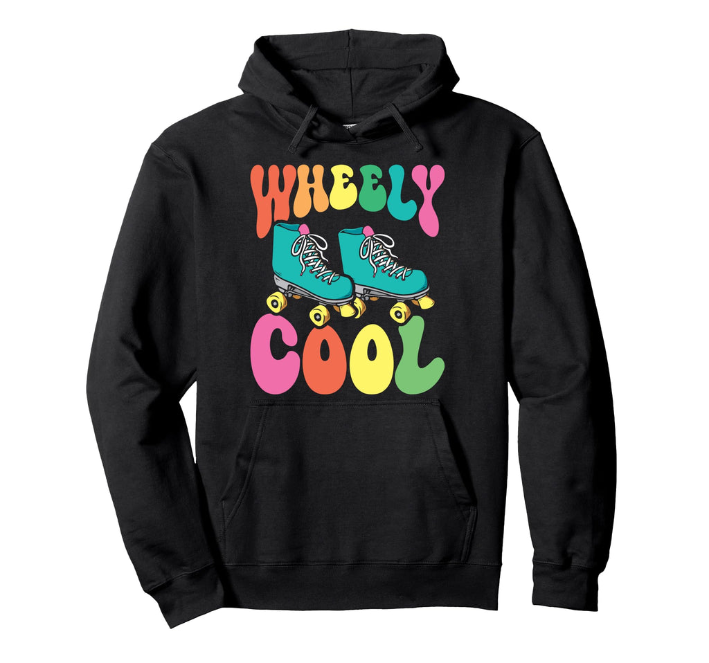 Roller Skating Skate 1970S Wheely Hoodie - Novelty Apparel Men Women - T-Shirt, Sweatshirt, Hoodie