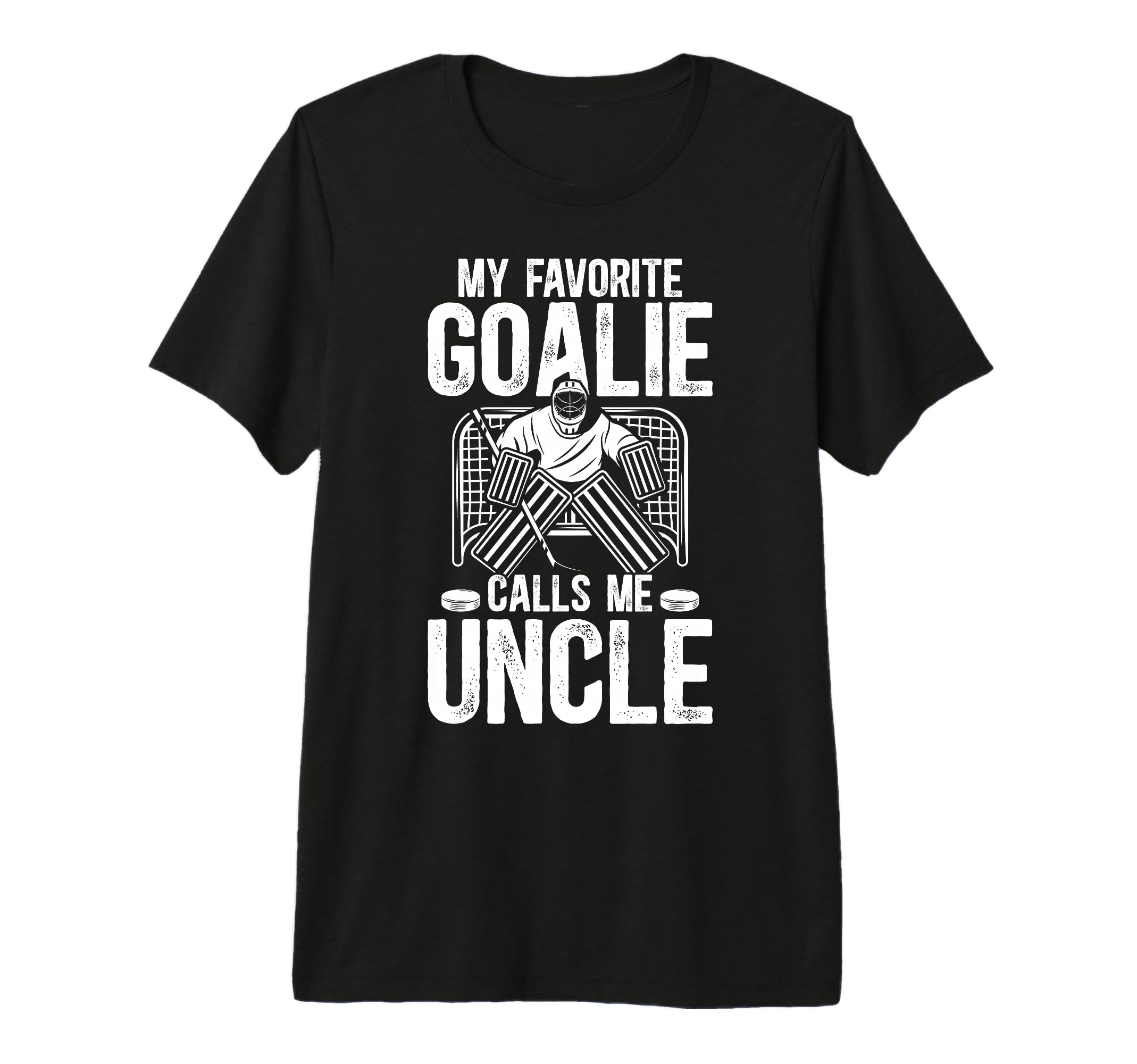 Mens Proud Ice Hockey Goalie Uncle T-Shirt - Aesthetic Graphic Unisex - T-Shirt, Sweatshirt, Hoodie