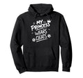 My Princess Wear Cleats Soccer Player Hoodie - Trendy Graphic for Adults - T-Shirt, Sweatshirt, Hoodie