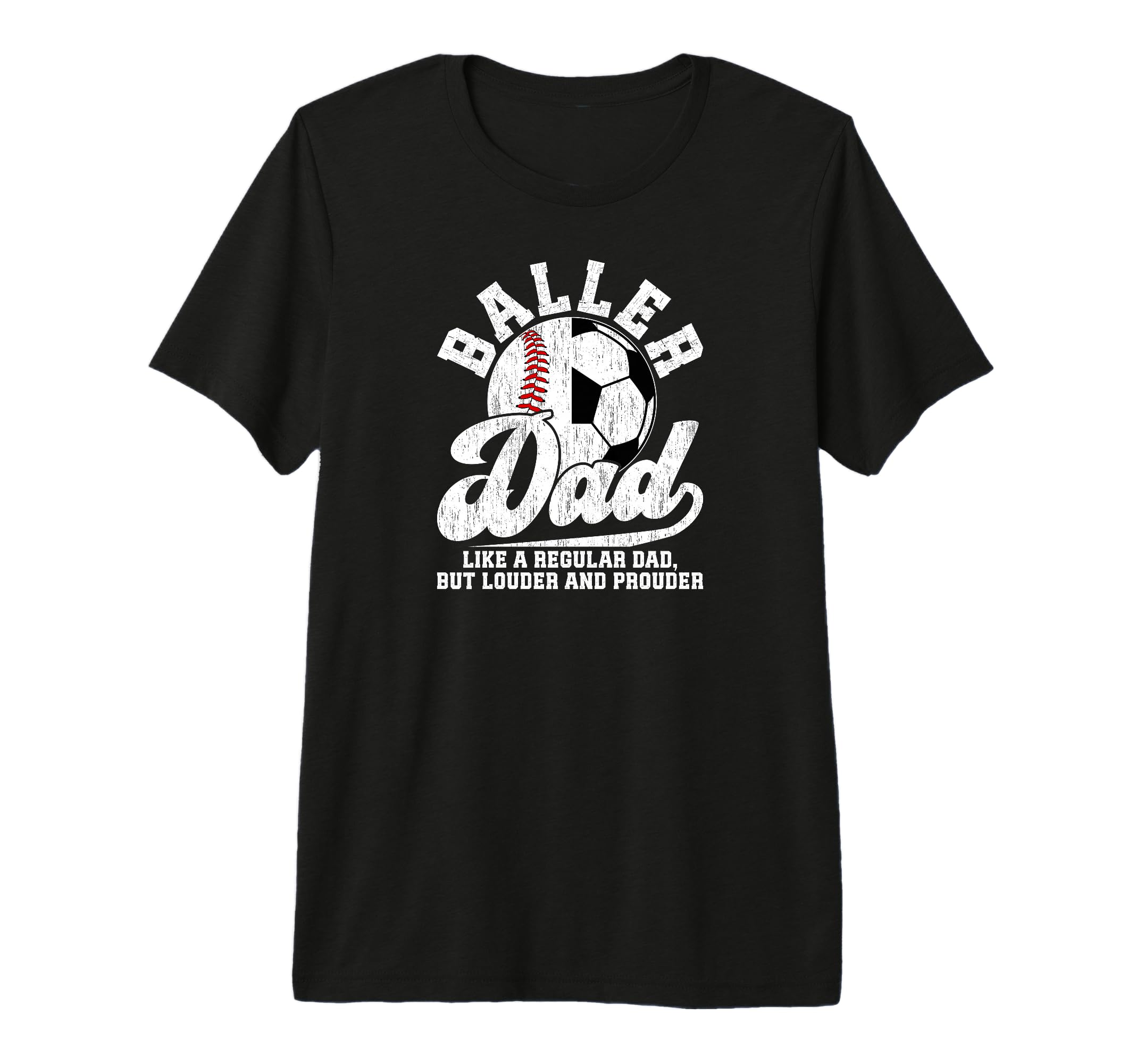 Mens Baller Dad Definition Soccer T-Shirt - Aesthetic Graphic for Adults - T-Shirt, Sweatshirt, Hoodie