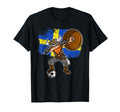 Swedish Viking Soccer Dabbing T-Shirt - Minimalist Print Men Women - T-Shirt, Sweatshirt, Hoodie