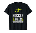 Soccer Beer Football Distressed T-Shirt - Casual Everyday Wear Men Women - T-Shirt, Sweatshirt, Hoodie