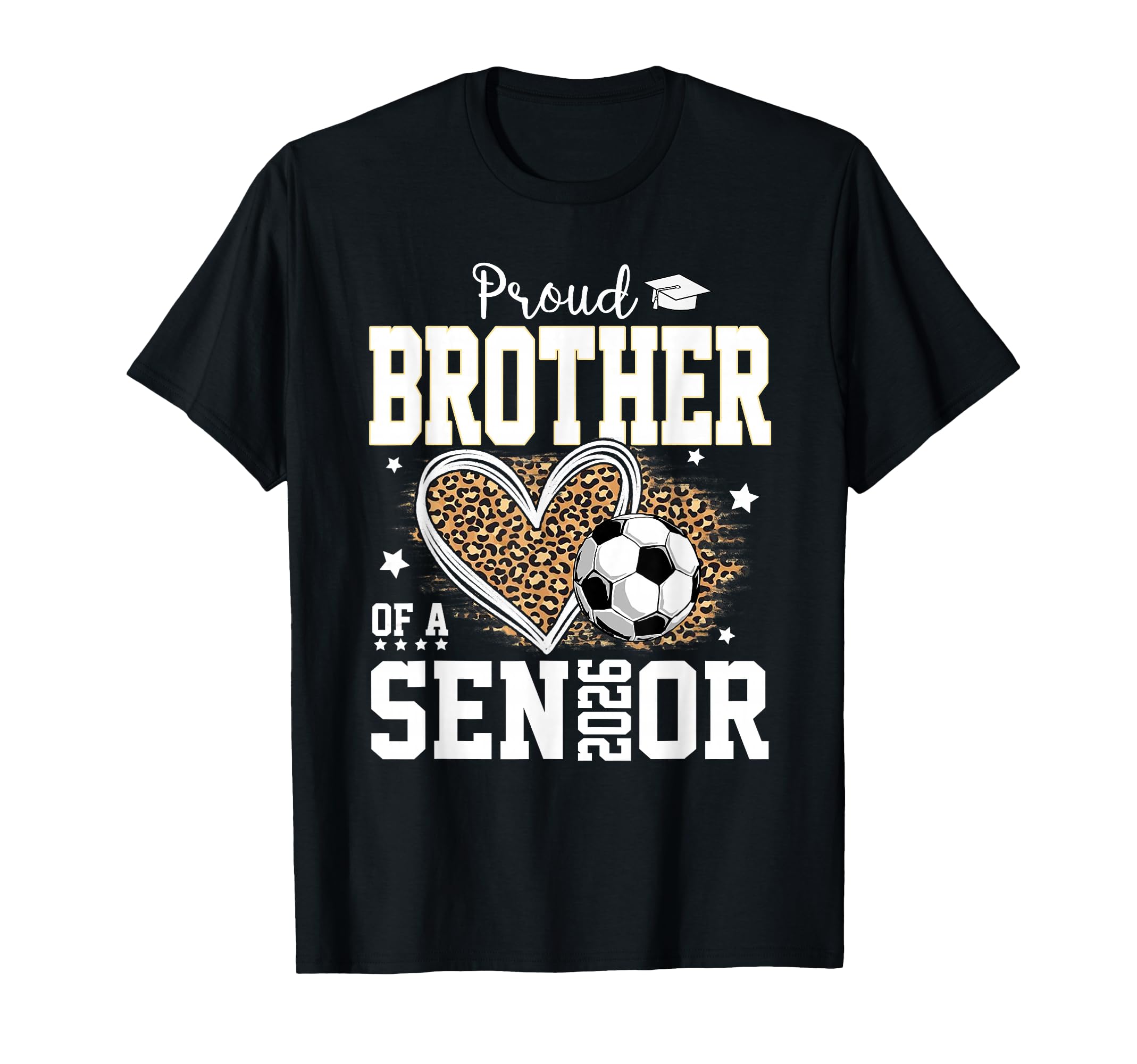 Proud Brother Senior 2026 Leopard T-Shirt - Aesthetic Graphic for Adults - T-Shirt, Sweatshirt, Hoodie