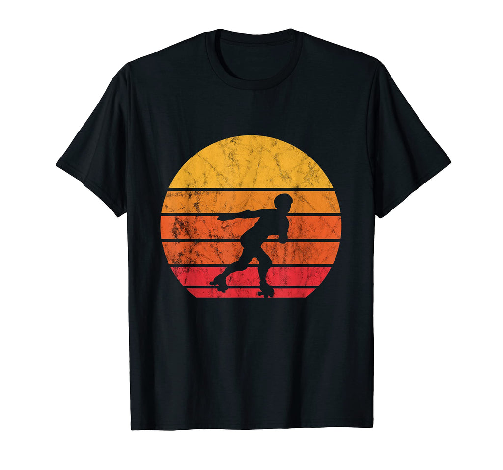 Roller Skates Roller Skater Sunset T-Shirt - Trendy Graphic Men Women - T-Shirt, Sweatshirt, Hoodie