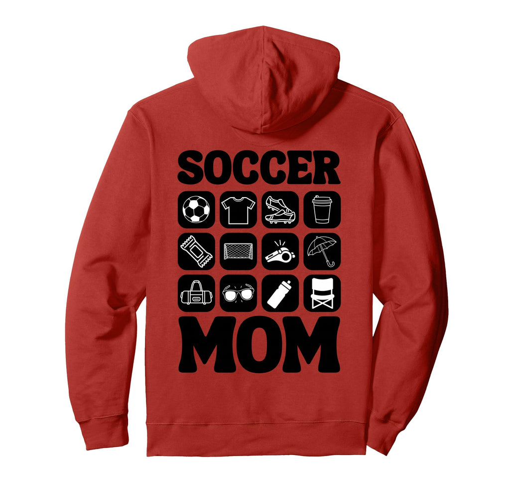 Soccer Mom Icons Soccer Hoodie - Aesthetic Graphic Unisex - T-Shirt, Sweatshirt, Hoodie