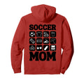 Soccer Mom Icons Soccer Hoodie - Aesthetic Graphic Unisex - T-Shirt, Sweatshirt, Hoodie