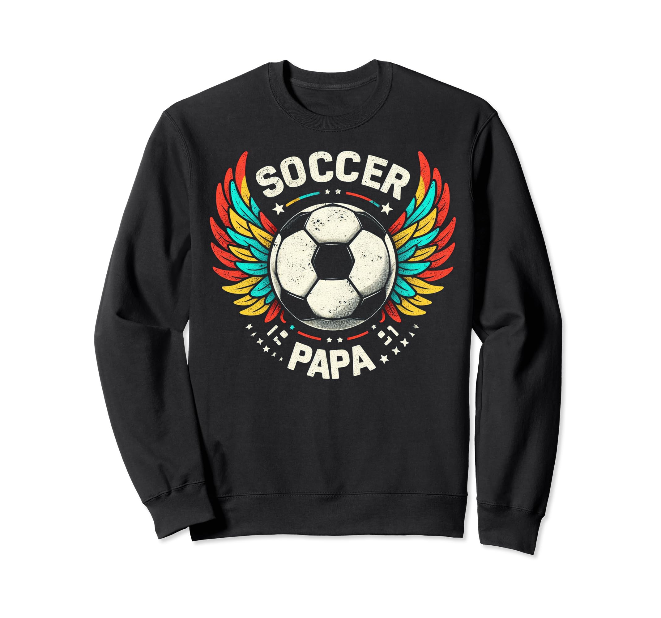 Soccer Papa Family Matching Dad Sweatshirt - Minimalist Print Men Women - T-Shirt, Sweatshirt, Hoodie