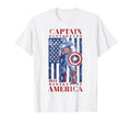 Marvel Captain America Flag 1941 T-Shirt - Trendy Graphic for Adults - T-Shirt, Sweatshirt, Hoodie