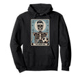 Funny Skeleton Soccer Dad Tarot Card Hoodie - Aesthetic Graphic for Adults - T-Shirt, Sweatshirt, Hoodie