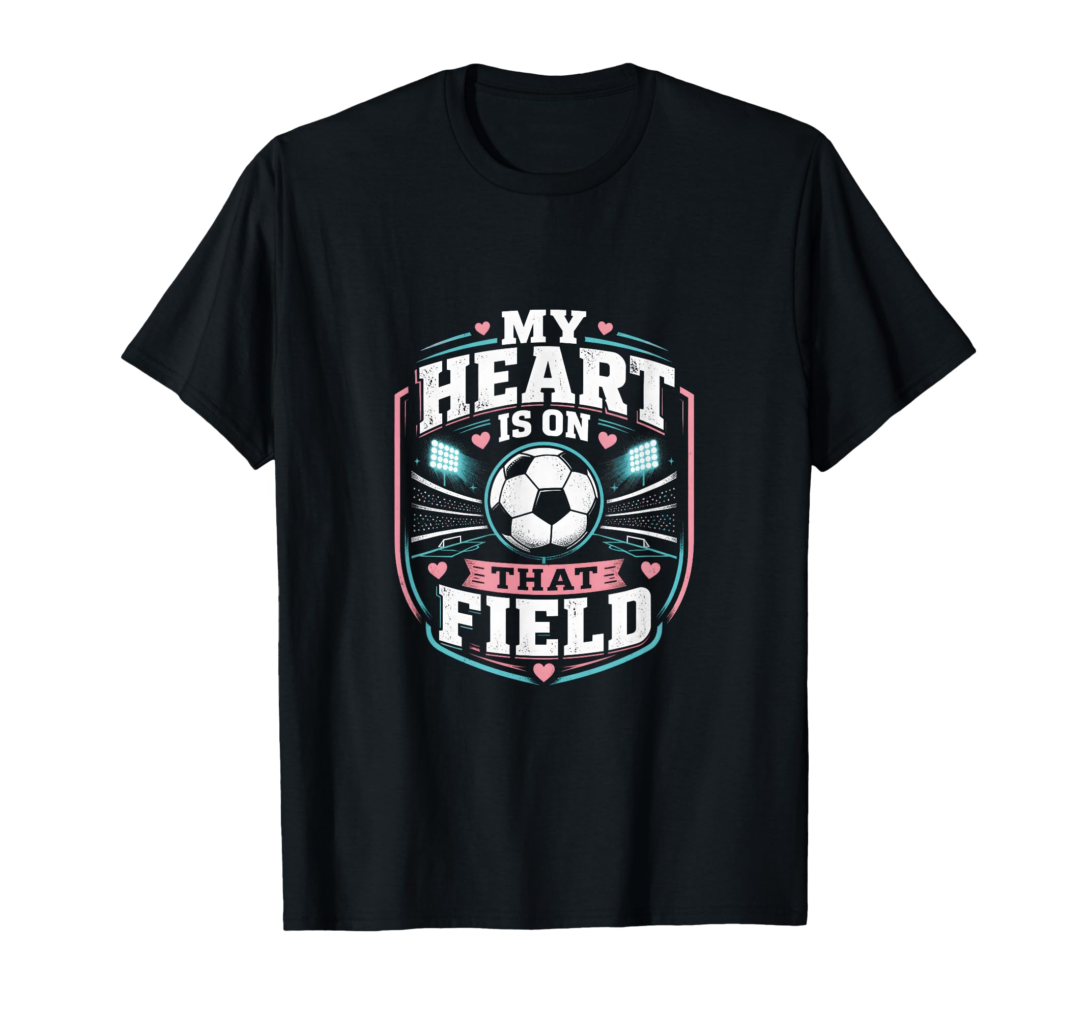 My Heart Is That Field Soccer Mom T-Shirt - Aesthetic Graphic for Adults - T-Shirt, Sweatshirt, Hoodie
