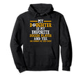 My Daughter My Favorite Soccer Player Hoodie - Trendy Graphic for Adults - T-Shirt, Sweatshirt, Hoodie