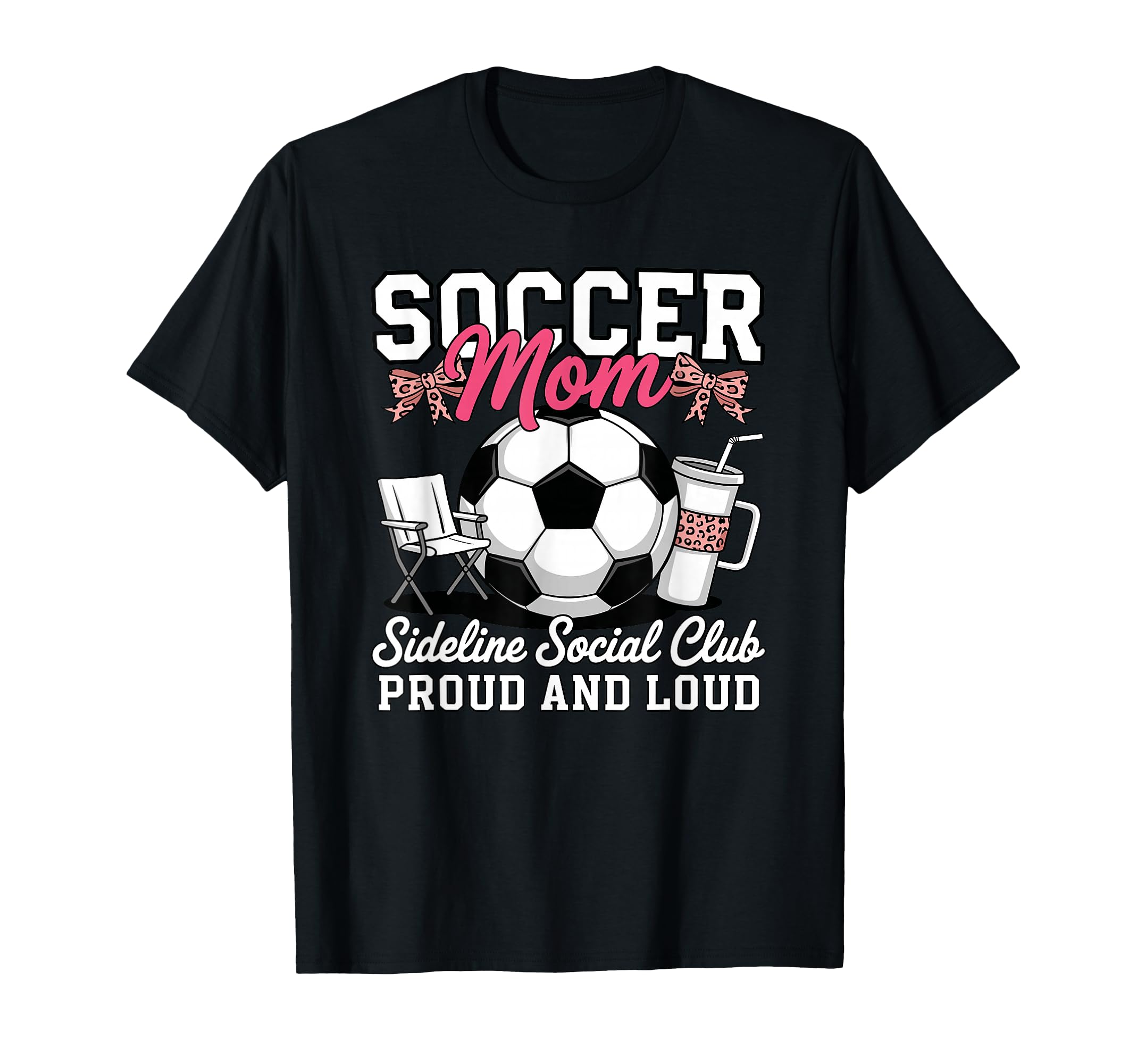 Soccer Mom Sideline Social Club T-Shirt - Streetwear Style for Adults - T-Shirt, Sweatshirt, Hoodie