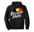 Belgium Soccer Football Game Player Hoodie - Custom Art Print for Adults - T-Shirt, Sweatshirt, Hoodie