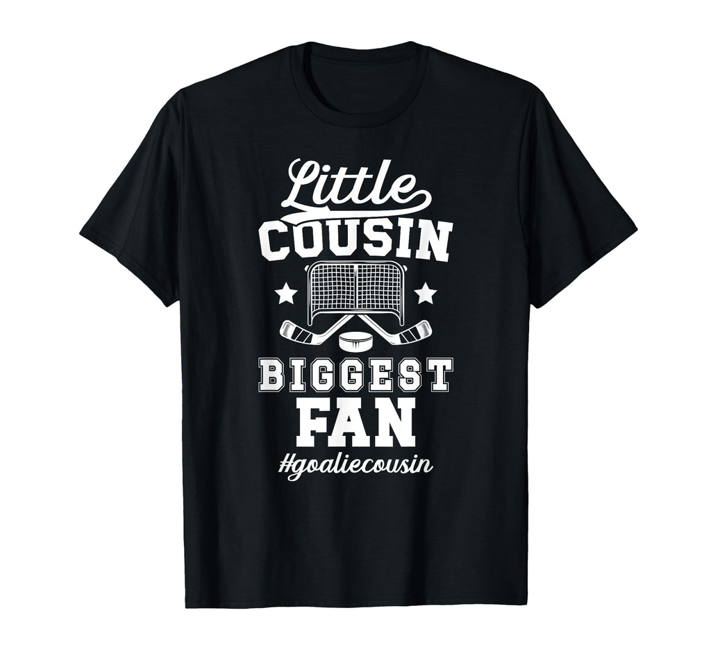 Little Cousin Hockey Goalie Cousin T-Shirt - Trendy Graphic for Adults - T-Shirt, Sweatshirt, Hoodie