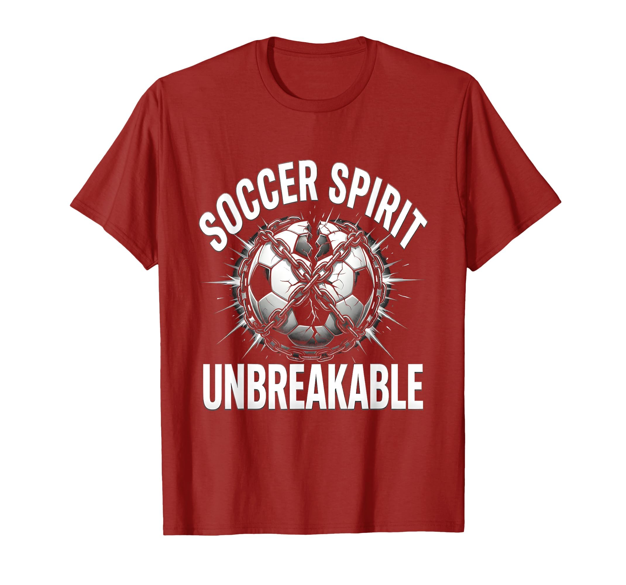Soccer Spirit Unbreakable Bold Fan T-Shirt - Aesthetic Graphic Men Women - T-Shirt, Sweatshirt, Hoodie