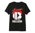 Baseball Soccer Busy Raising Ballers T-Shirt - Custom Art Print Unisex - T-Shirt, Sweatshirt, Hoodie