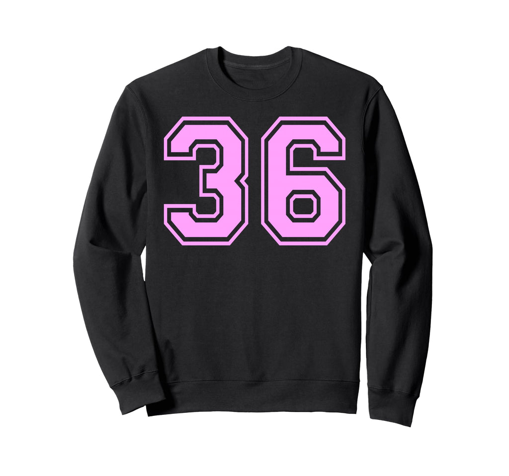 36 Number Thirty Six Sports Varsity Sweatshirt - Novelty Apparel Men Women - T-Shirt, Sweatshirt, Hoodie