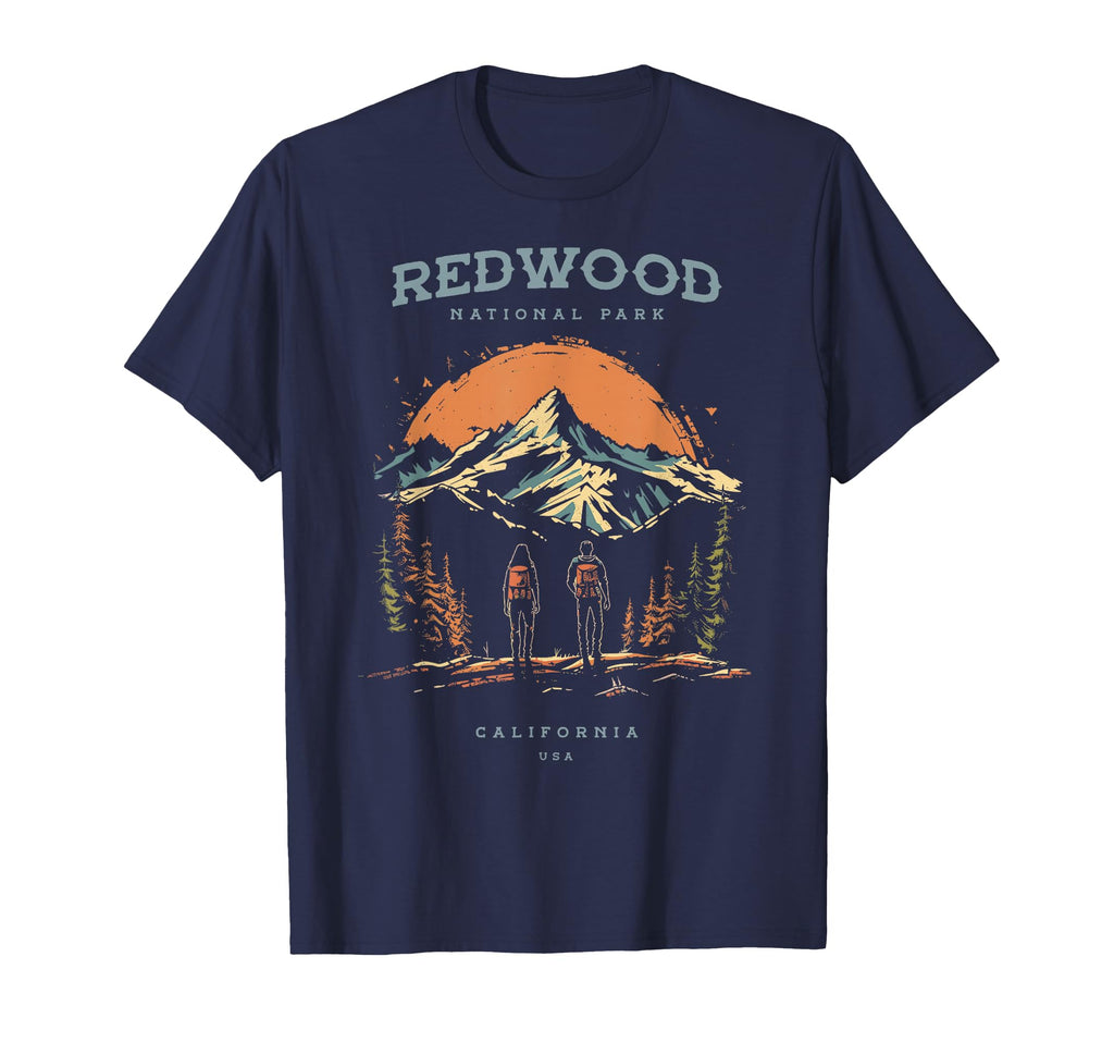 Redwood National Park Backpacking Hiking T-Shirt - Graphic Print Men Women - T-Shirt, Sweatshirt, Hoodie