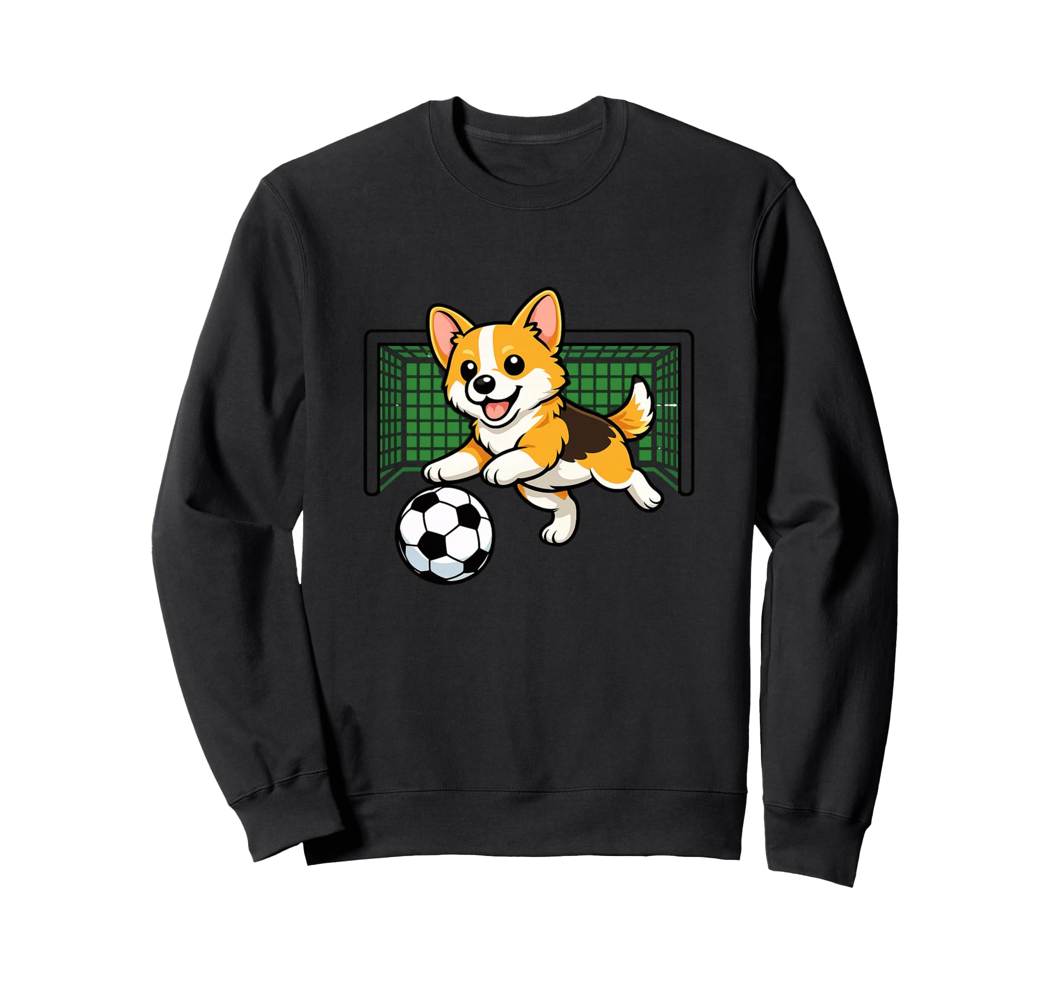 Goalkeeper Puppy Pembrokes Welsh Sweatshirt - Novelty Apparel for Adults - T-Shirt, Sweatshirt, Hoodie