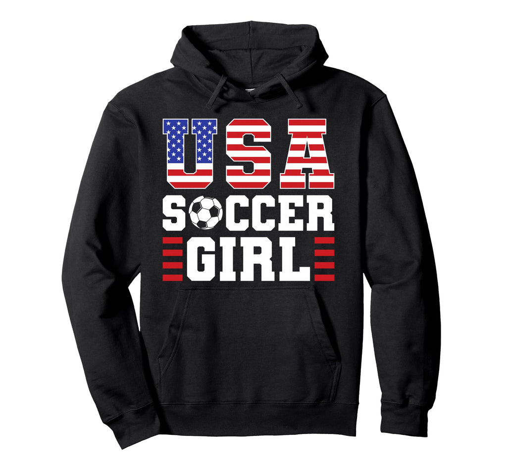 Patriotic Usa Soccer Hoodie - Streetwear Style Men Women - T-Shirt, Sweatshirt, Hoodie