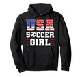 Patriotic Usa Soccer Hoodie - Streetwear Style Men Women - T-Shirt, Sweatshirt, Hoodie