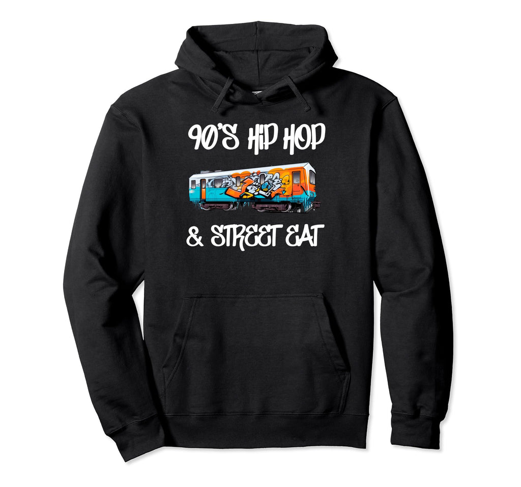 Hip Hop Old School 90S Music Graffiti Hoodie - Graphic Print for Adults - T-Shirt, Sweatshirt, Hoodie