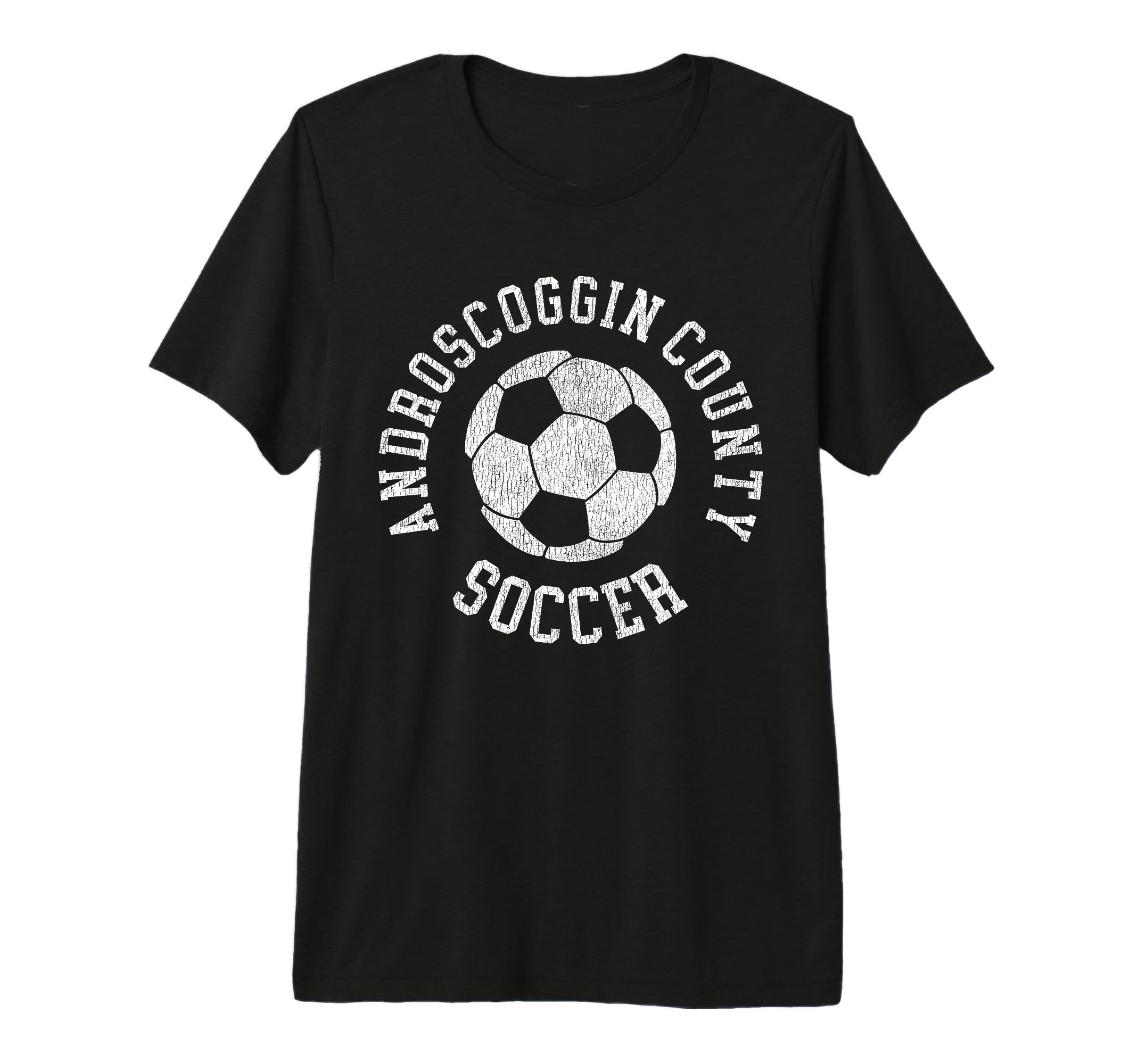 Androscoggin County Soccer T-Shirt - Casual Everyday Wear Men Women - T-Shirt, Sweatshirt, Hoodie