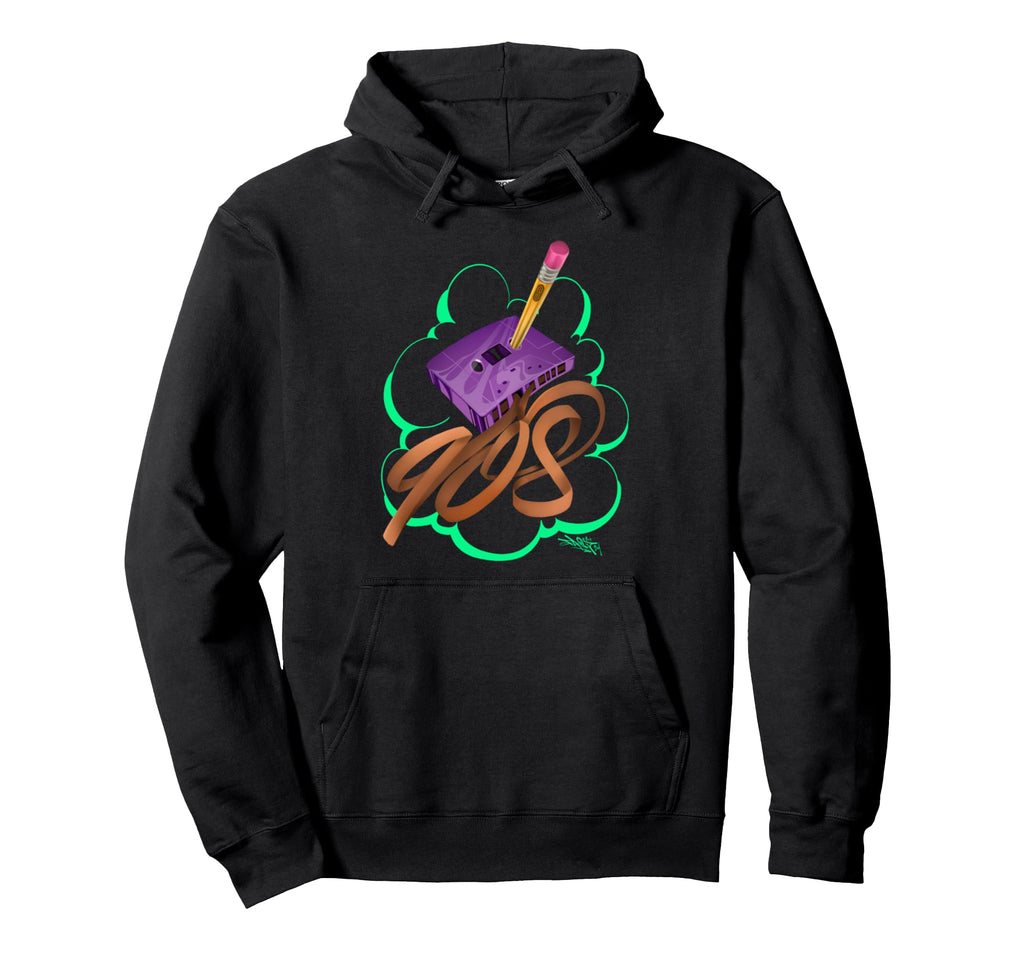 Graffiti Art 90S Hiphop Old School Hip Hop Hoodie - Novelty Apparel Unisex - T-Shirt, Sweatshirt, Hoodie