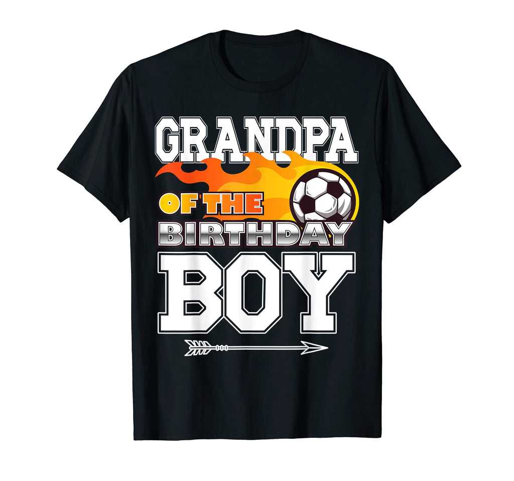 Grandpa Birthday Soccer Sport T-Shirt - Aesthetic Graphic for Adults - T-Shirt, Sweatshirt, Hoodie