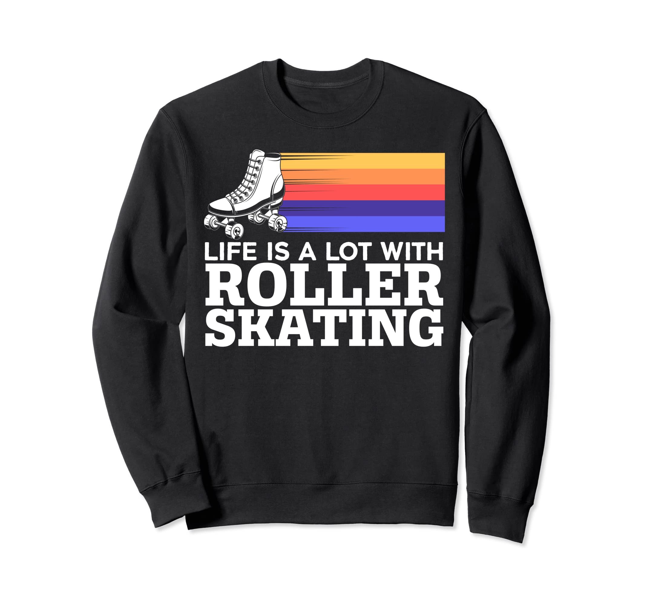 Roller Skates Skate Hoodie - Aesthetic Graphic Unisex - T-Shirt, Sweatshirt, Hoodie