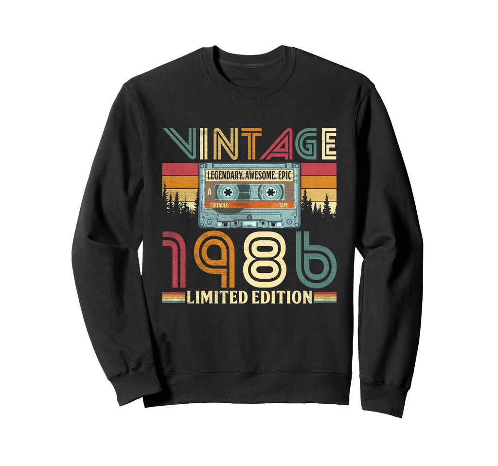 40 Years Old 1986 40Th Birthday Sweatshirt - Fun Novelty Design Unisex - T-Shirt, Sweatshirt, Hoodie