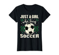 Just Who Loves Soccer Plaid Bows Soccer T-Shirt - Graphic Print for Adults - T-Shirt, Sweatshirt, Hoodie