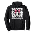 Soccer Grammy Soccer Grandma Soccer Nana Hoodie - Aesthetic Graphic Unisex - T-Shirt, Sweatshirt, Hoodie