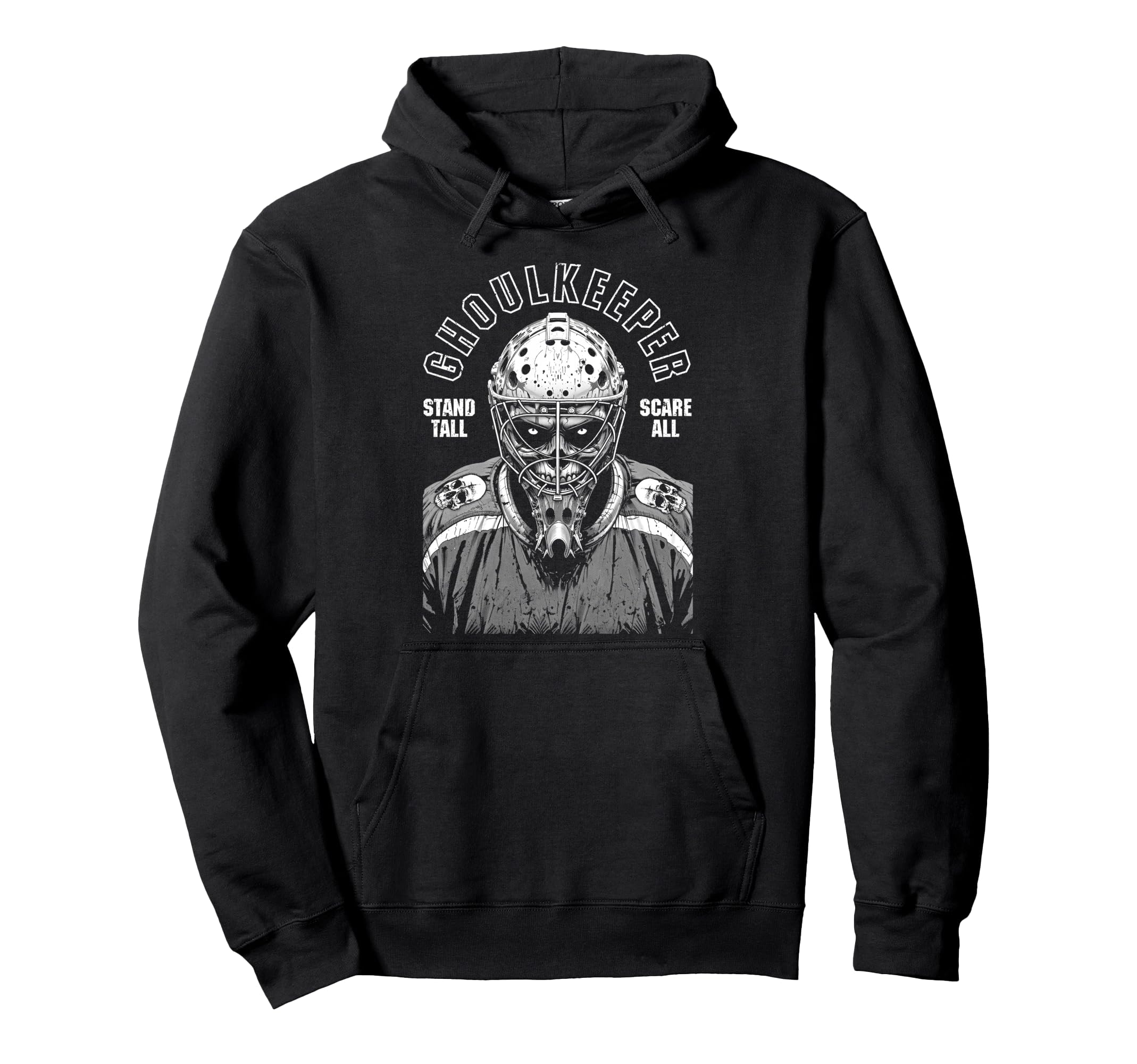Ice Hockey Goalie Goalkeeper Hoodie - Aesthetic Graphic Men Women - T-Shirt, Sweatshirt, Hoodie